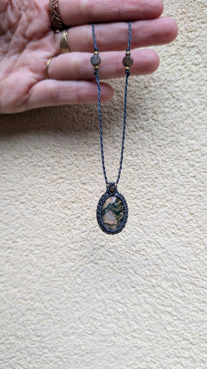 Moss Agate Cabochon - Image 4