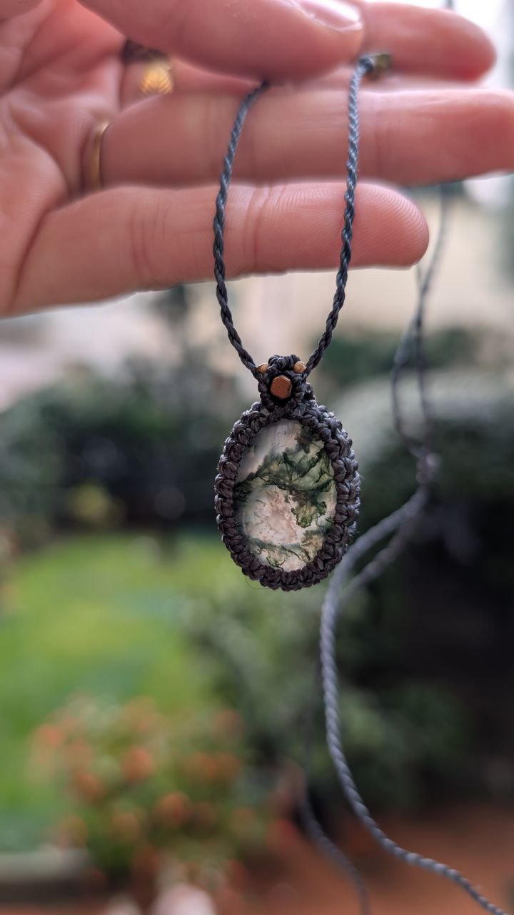 Moss Agate Cabochon